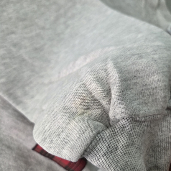 Vintage 90s Jerzees Mens Gray Crewneck - Picture 7 of 9